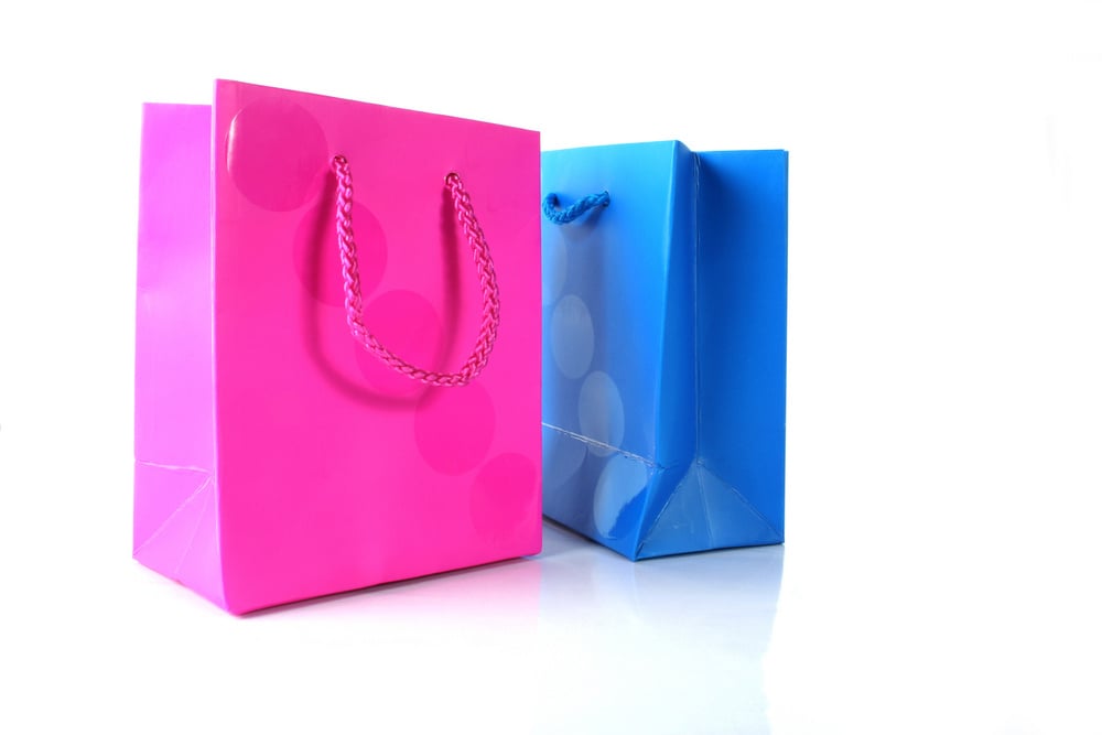 blue and pink gift bags blue and pink gift bags